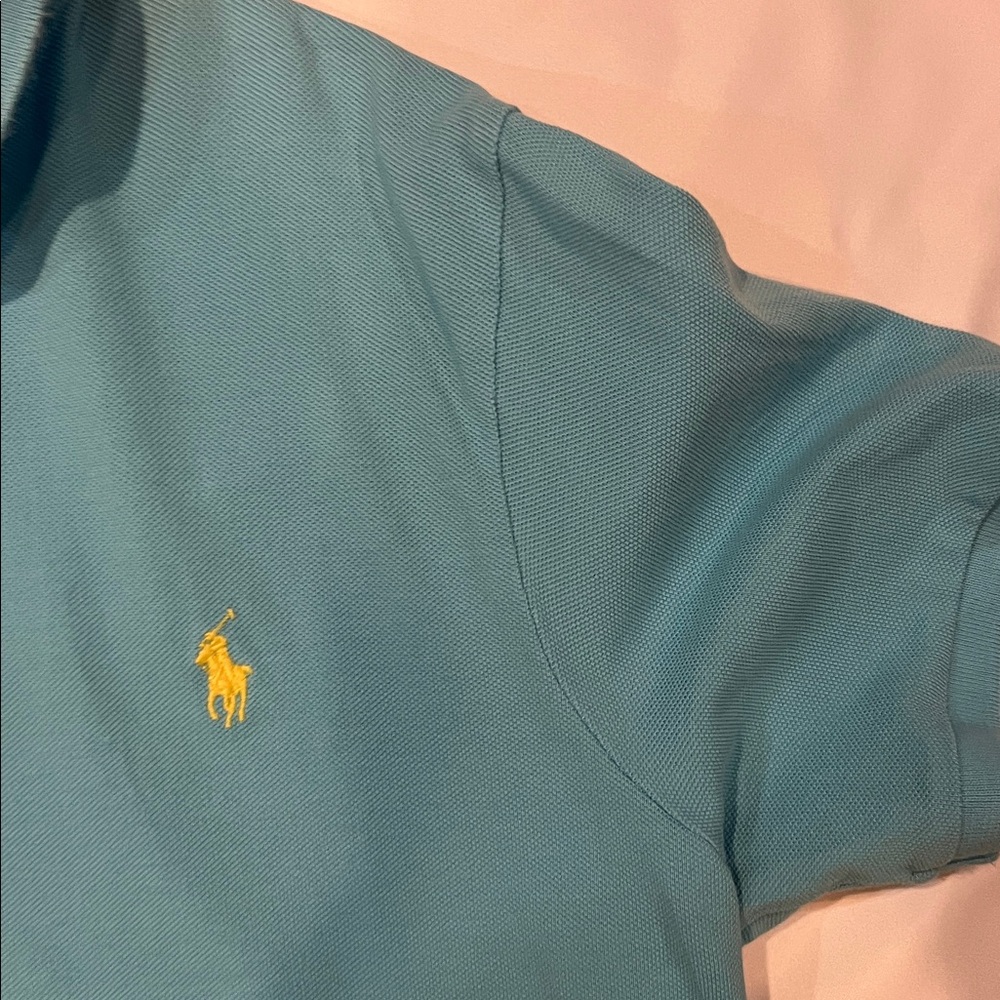 Polo by Ralph Lauren Men's Aqua Polo Shirt - image 5